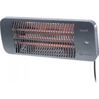Sunred  Heater Lug-2000W, Lugo Quartz Wall Infrared 2000 W Number of power levels Suitable for rooms up to m² Grey Ip24 Lug-2000W 8719956290688