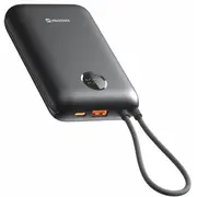 Swissten Voltbox 35W Power Bank 20000 mAh with Built-In Cables Usb-C and Lightning  8595217490567