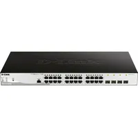 Switch D-Link Dgs-1210-28P/Me/E 24-Port 10/100/1000Base-T Poe  4-Port 1 Gbps Sfp Metro Ethernet 790069467585