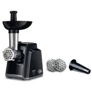 Tefal gaļas mašīna,1400W, līdz 1,7Kg/Min ,Melna-Sudraba Ne1088  3016661154065