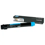 Toner Lexmark C950X2Cg Cyan Oryginał  0734646227698