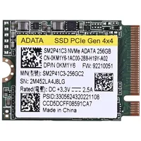 Adata Sm2P41C3-512Gc2 internal solid state drive M.2 256 Gb Pci Express 4.0 Nvme After the tests  Sm2P41C39-256Gc23M Diaadtssd0140