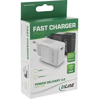 Inline Usb Pd Charger Single Type-C, Power Delivery, 20W, white  31500C 4043718295609