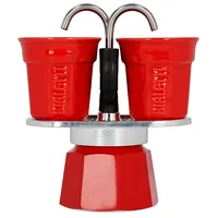 Bialetti Mini Express coffee machine red 2Tz  2 cups Agdbltzap0040 8006363030489