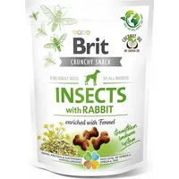 Brit Crunchy Snack Insects with Rabbit 200G, przysmakz iem  103025 8595602551460