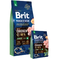 Brit Premium by Nature Junior Xl Chicken - dry dog food 15 kg  Amabezkar3547 8595602526505