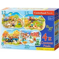 Castorland Puzzle 4X 4 Seasons 043019  5904438043019