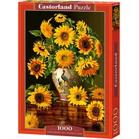 Castorland Puzzle 1000  Sunflowers in a Peacock Vase 259984 5904438103843