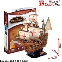 Cubicfun Puzzle 3D  Santa Maria - T4008H 6944588240080