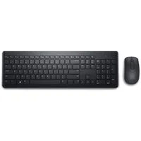 Dell Km3322W keyboard Mouse included Rf Wireless Us International Black  580-Akfz 5397184620984