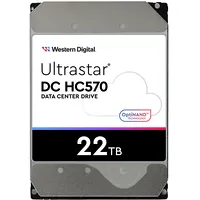 Western Digital Hdd Server Wd/Hgst Ultrastar Dc Hc570 3.5, 22Tb, 512Mb, 7200 Rpm, Sata 6Gb/S, 512E Se Np3, Sku 0F48155  Wuh722222Ale6L4