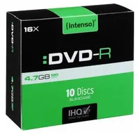 Intenso Dvd-R 4.7 Gb 16X 10  4101652 4034303005185 155596