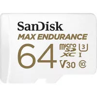 Karta Sandisk Max Endurance Microsdxc 64 Gb Class 10 Uhs-I/U3 V30 Sdsqqvr-064G-Gn6Ia  0619659178505