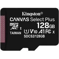 Karta Kingston Canvas Select Plus Microsdxc 128 Gb Class 10 Uhs-I/U1 A1 V10 Sdcs2/128Gb  0740617298703