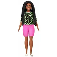 Barbie Mattel Fashionistas  - szorty, warkoczyki Gyb00 Gxp-769330 0887961966572