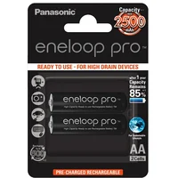 Panasonic  Eneloop Pro Aa / R6 2500Mah 2 Bk-3Hcde/2Be 5410853064145