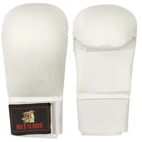 Karate gloves Matsuru with velcro closure, synthetic leather, L white  560Ma048926 2033785042550 04892
