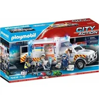 Playmobil  Rescue Vehicle Us Ambulance City Action 70936 93 pcs 4008789709363