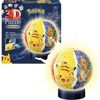 Ravensburger 3D Puzzle Ball Night Light Pokemon 72 pieces  11547 4005556115471