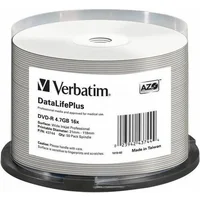 Verbatim Dvd-R 4.7 Gb 16X 50  43744 0023942437444 178418