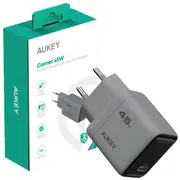 Aukey Comet Wall Charger 1Xusb-C Pd 45W Pa-C2  689323788187 Azaukulpac20000