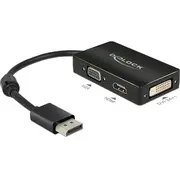 Av Delock Displayport - Hdmi D-Sub Vga Dvi-D  62656 4043619626564
