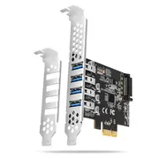 Axagon  Pceu-43Rs Pcie A dapter 4X Usb3.0 Uasp V 8595247906960 Amaxnkppceu43Rs
