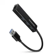 Axagon Hub Hma-Gl3A 3X Usb-A  Glan, Usb3.2 Gen 1, metal, 20Cm cable 8595247905598 Nuaxnus3Phmagl3