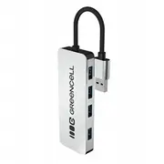 Basic Hub Greencell Usb-A 4Usb 3.0 Ki transfer 5 Gb/S,  Hub-Gc-A4A 5904326375901