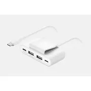 Belkin Boost Charge 4-Port Split 2Xusb-C/2Xusb-A w Buz001Bt2Mwhb7  0745883853687 804855