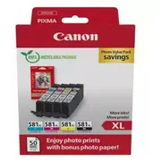 Tusz Canon Cli-581Xl Ink Cartridge Bk/C/M/Y Photo  2052C006 8714574679075 829684