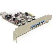 Delock Pcie 2.0 x1 - 4X Usb 3.0 89281  4043619892815