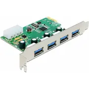 Delock Pcie 2.0 x1 - 4X Usb 3.0 89363  4043619893638