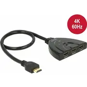 Delock Switch 3X wejście Hdmi  1X wyjście 18600 4043619186006