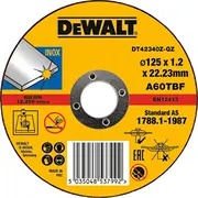 Dewalt  125X1,2X22,2Mm 10 Inox Dt42340Tz-Qz 5035048538678