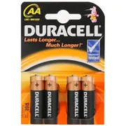 Duracell  Aa/Lr6 Alkaline Basic Mn1500 4 pcs 297 5000394076952