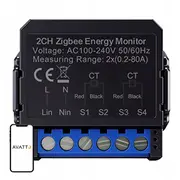 dwukierunkowy  energii Avatto Zigbee Zwpm16-2 6976037362319