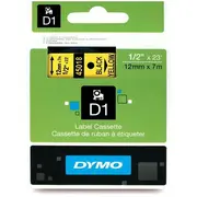 Dymo  S0720580 Black on yellow D1 5411313450683