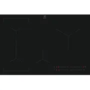 Electrolux Eiv83443Ct Black Built-In 78 cm Zone induction hob 4 zones  7333394124339 Agdelcpgz0243