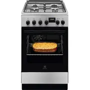 Electrolux gāzes plītselektrisko cepeškrāsni, nerūsējoša tērauda, 50Cm Lkk540232X  7333394025834