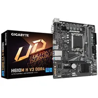 Gigabyte H610M H V3 Ddr4 Motherboard - Supports Intel Core 14Th Cpus, 411 Hybrid Phases Digital Vrm, up to 3200Mhz Ddr4, 1Xpcie 3.0 M.2, Gbe Lan, Usb 3.2 Gen 1  4719331859718 Plygig1700065