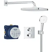 Grohe podtynkowy  Grohtherm z deszczownicą Tempesta 250 Cube, chrom 34871000 4005176791604