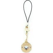 Guess  Gucpmhgld Phone Strap Heart Diamond Charm with Rhinestones Gue002953 3666339171346