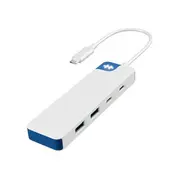 Hub Usb Hyper Hyperdrive Flex 4 Port Usb-C Combo Hub, White/Blue  Hd5200Bugl 1220000630758