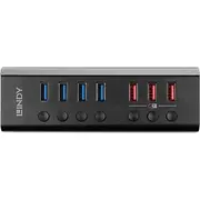 Hub Usb Lindy 4 Port 3.0 z 3 portami  43371/13034819 4002888433716