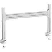 Inline Slatwall Tischhalterung, Panel Aluminium 1M inkl. 2 Stützen 0,43M  4043718332212
