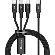 Kabel Usb Baseus Usb-C -  microUSB Lightning 1.5 m Camlt-Sc01 6953156204294