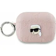 Karl Lagerfeld Klap2Pgkipp Airpods Pro 2 2022/2023 cover /Pink Monogram Head  3666339283780