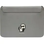 Karl Lagerfeld Sleeve Klcs16Sakcpmg 16 /Silver Saffiano KarlChoupette  Kf001653 3666339126667