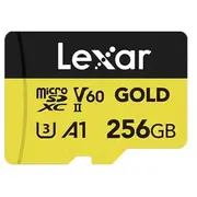 Karta Lexar Gold Microsdxc 256 Gb Class 10 Uhs-Ii/U3 A1 V60 Lmsgold256G-Bnnng  843367132409